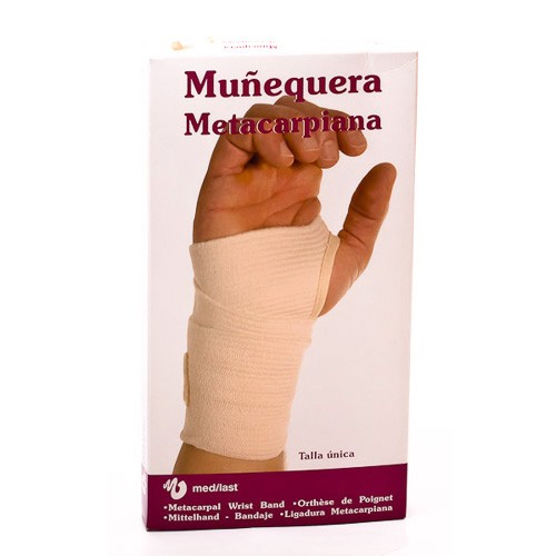 MUÑEQUERA MEDILAST METACARPI VELCRO BLAN Imagen de MUÑEQUERA MEDILAST METACARPI VELCRO BLAN