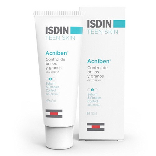 Isdin Acniben control brillo gel crema 40ml Imagen de Isdin Acniben control brillo gel crema 40ml