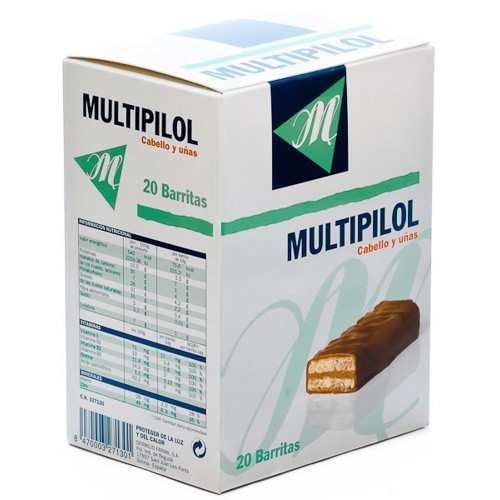 MULTIPILOL CABELLO Y UÑAS 20 BARRITAS Imagen de MULTIPILOL CABELLO Y UÑAS 20 BARRITAS