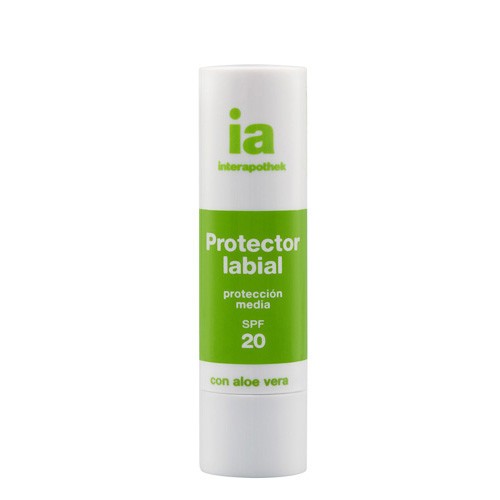 Interapothek protector labial con aloe spf20 Imagen de Interapothek protector labial con aloe spf20