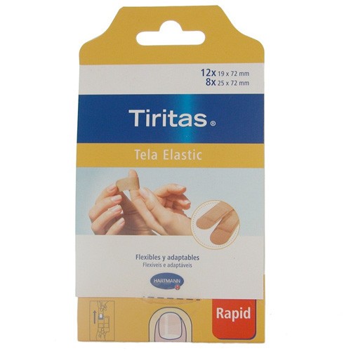 Hartmann Tiritas textil elastic rapid 20und. Imagen de Hartmann Tiritas textil elastic rapid 20und.