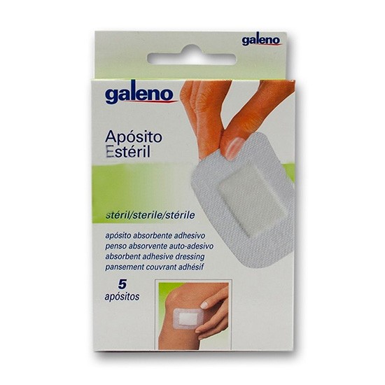 Galeno apósito esteril adhesivo 7x5 5uds Imagen de Galeno apósito esteril adhesivo 7x5 5uds
