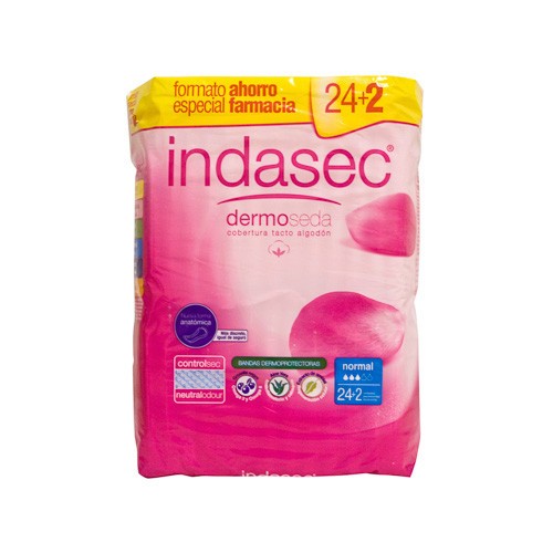 Indasec discreet normal 24 unidades Imagen de Indasec discreet normal 24 unidades