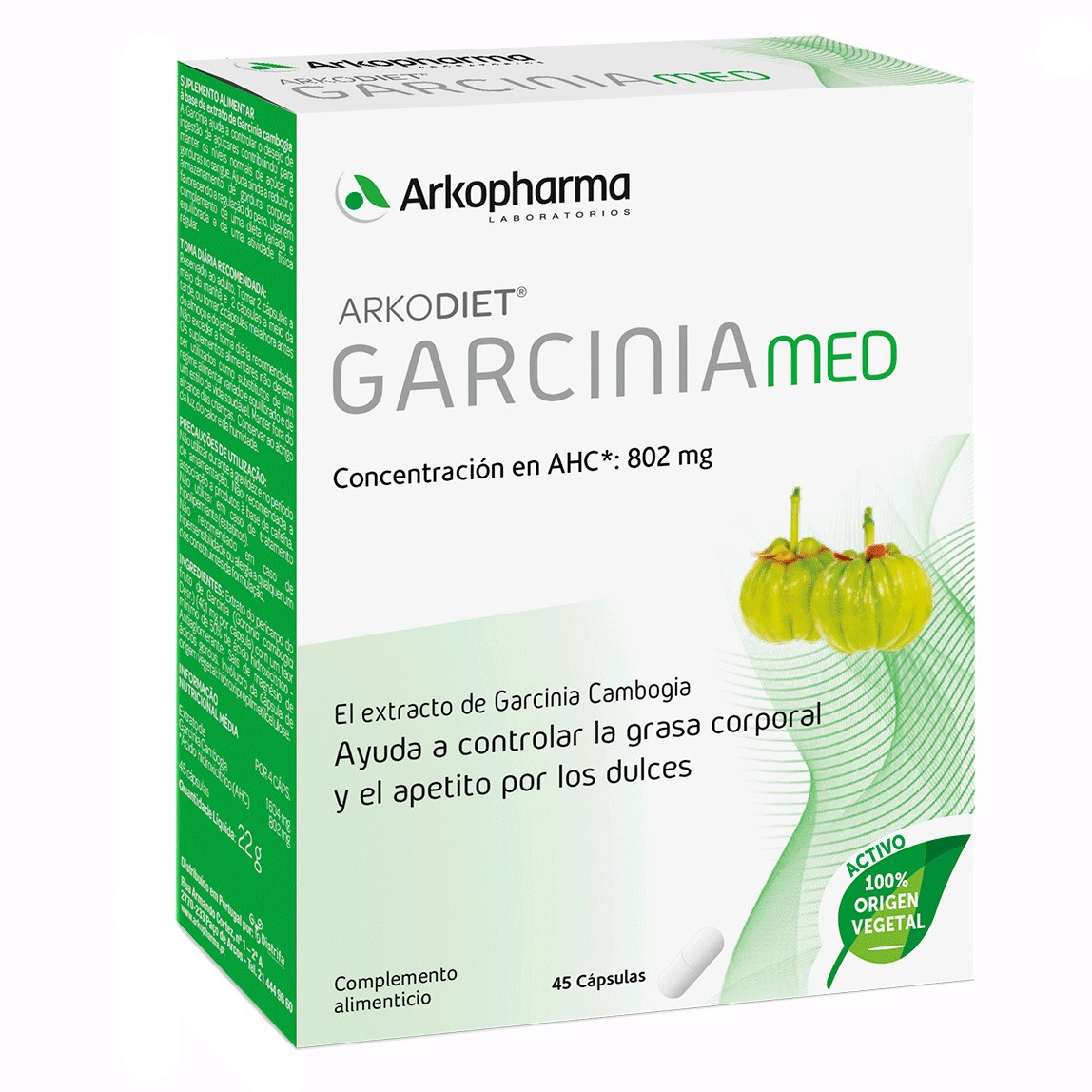 Arkocapsulas Garcinia Cambogia 45 cápsulas Imagen de Arkocapsulas Garcinia Cambogia 45 cápsulas