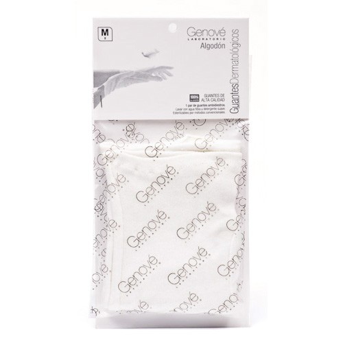 GUANTES GENOCURE CORTO DERM ALGODON MD 2 Imagen de GUANTES GENOCURE CORTO DERM ALGODON MD 2