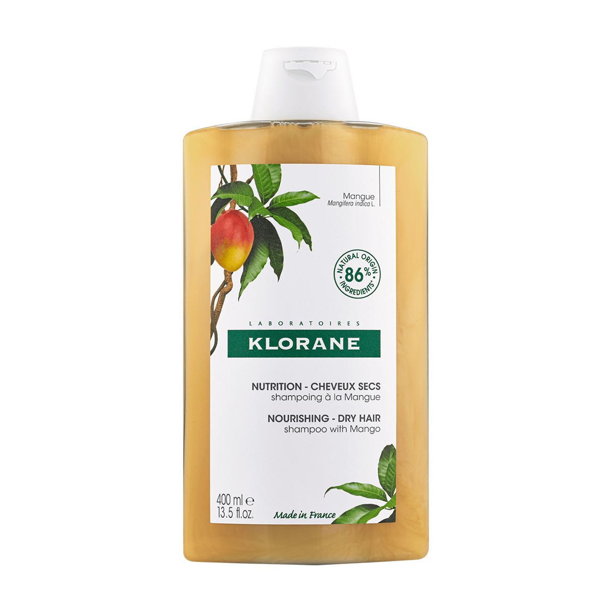 Klorane champú tratante nutritivo con manteca de mango 400ml Imagen de Klorane champú tratante nutritivo con manteca de mango 400ml