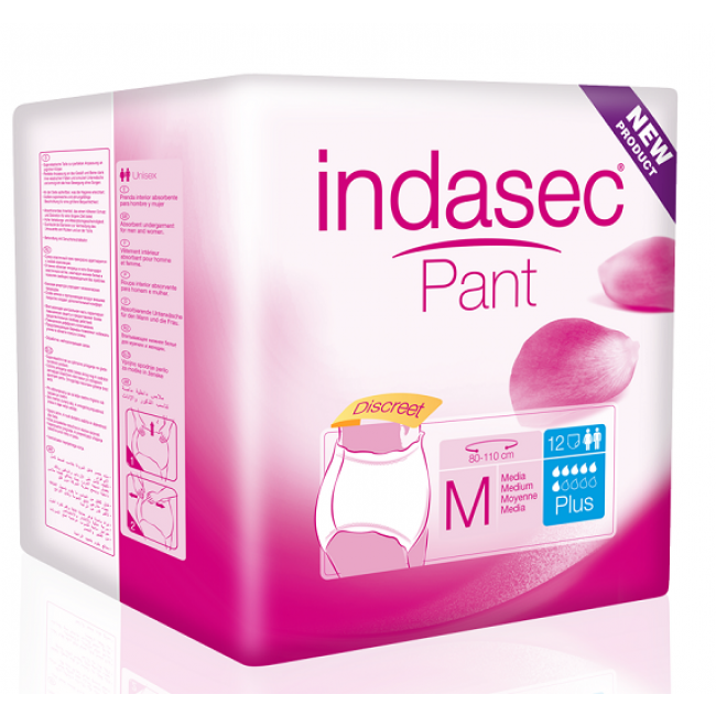 Indasec pant plus talla media 12 unidades Imagen de Indasec pant plus talla media 12 unidades