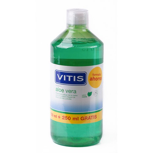 Vitis Colutorio aloe vera menta 1000ml Imagen de Vitis Colutorio aloe vera menta 1000ml