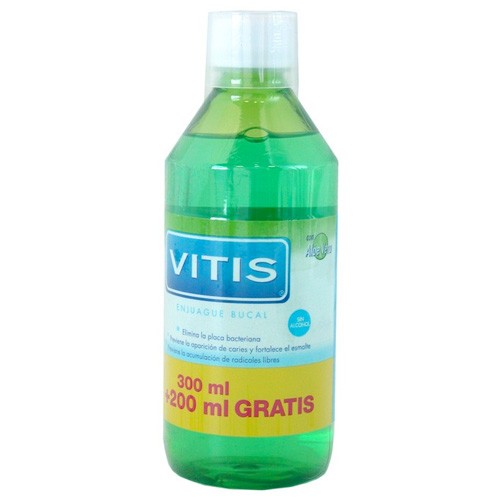 Vitis Colutorio aloe 400ml + 100ml Imagen de Vitis Colutorio aloe 400ml + 100ml