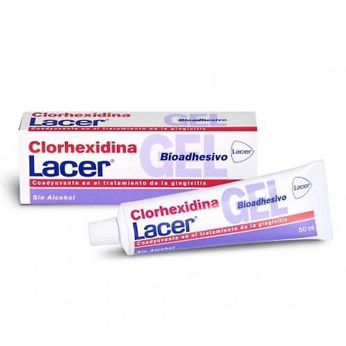 Lacer Gel dentífrico bioadh. Clorhexidina 50ml Imagen de Lacer Gel dentífrico bioadh. Clorhexidina 50ml