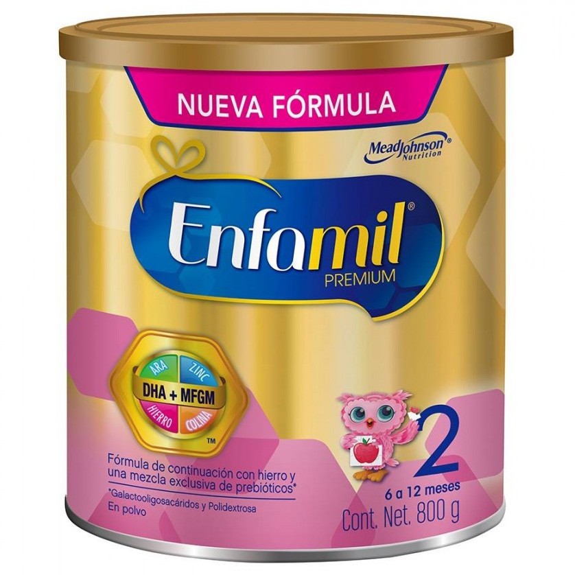 Enfamil 2 premium leche de continuación 800g Imagen de Enfamil 2 premium leche de continuación 800g