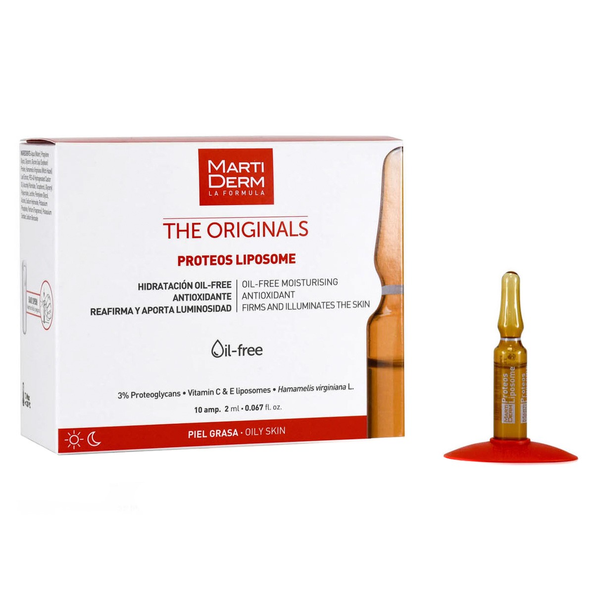 Imagen de MartiDerm The Originals Proteos Liposome 10 ampollas