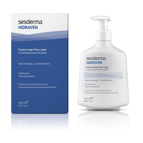Sesderma hidraven crema espumosa sin jabon 300 ml Imagen de Sesderma hidraven crema espumosa sin jabon 300 ml