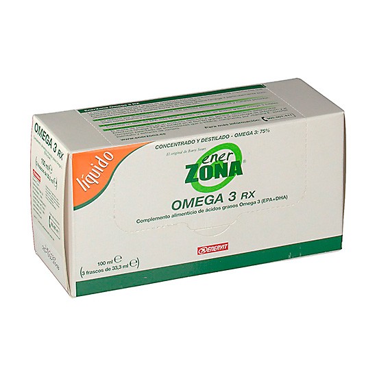ENERZONA OMEGA 3RX ACEITE PESCADO 3X33,3 Imagen de ENERZONA OMEGA 3RX ACEITE PESCADO 3X33,3