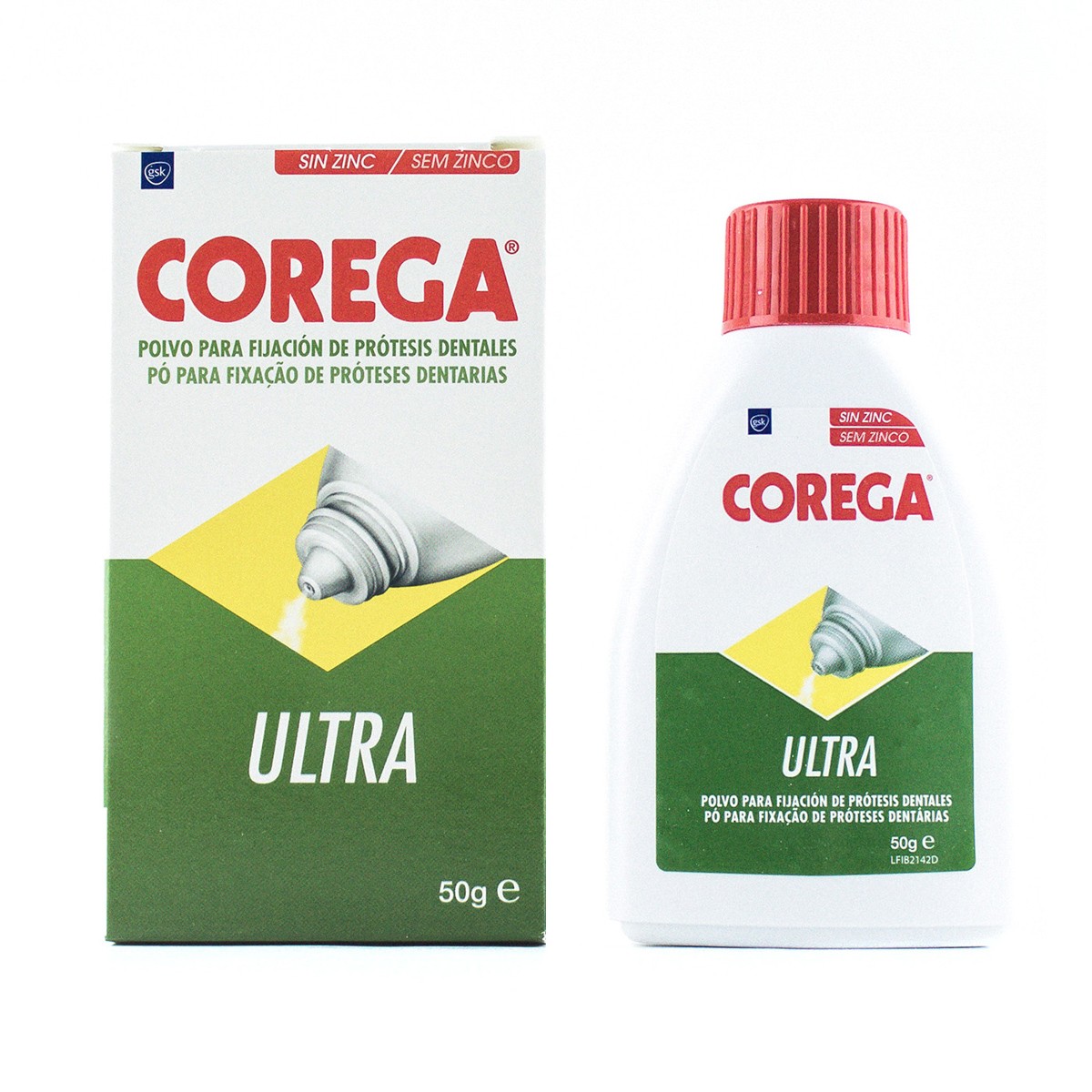 Corega ultra polvo 50g Imagen de Corega ultra polvo 50g