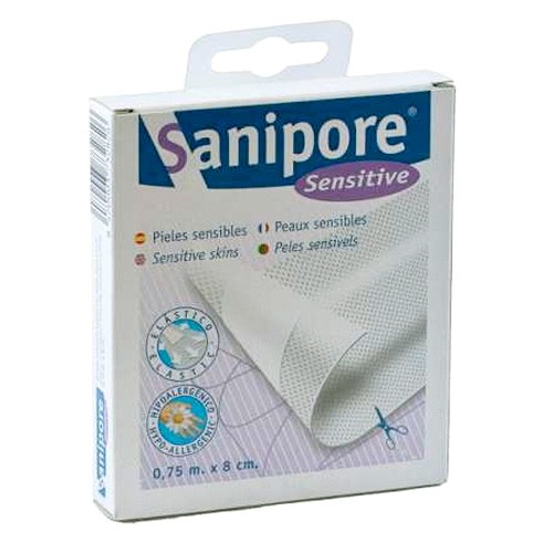 Sanipore sensitive tira recort 0,75mx8cm Imagen de Sanipore sensitive tira recort 0,75mx8cm