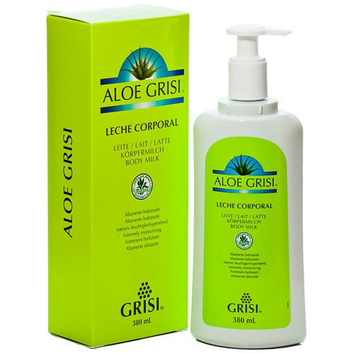 Grisi leche corporal aloe vera 380ml Imagen de Grisi leche corporal aloe vera 380ml