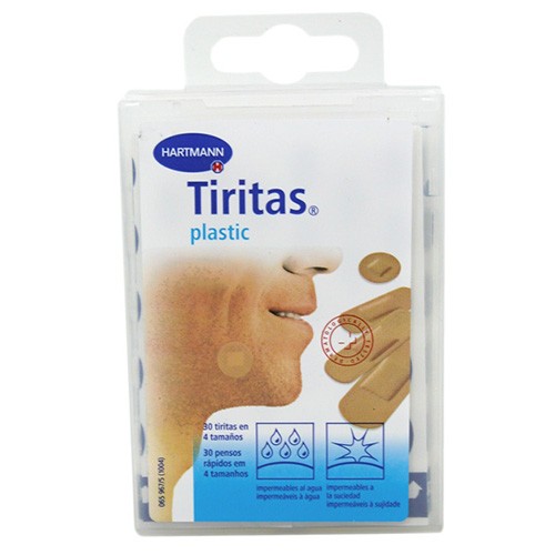 Hartmann tiritas plastic surtido 4 tamaños 30u Imagen de Hartmann tiritas plastic surtido 4 tamaños 30u
