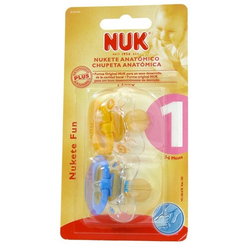 Nuk chupete de látex 2u Imagen de Nuk chupete de látex 2u
