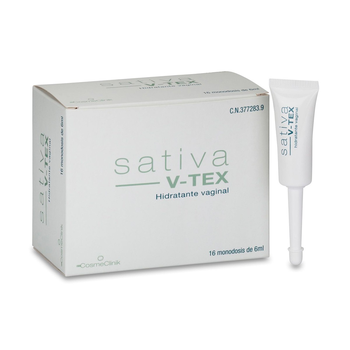 Sativa v-tex hidratante vaginal 16x6 ml Imagen de Sativa v-tex hidratante vaginal 16x6 ml