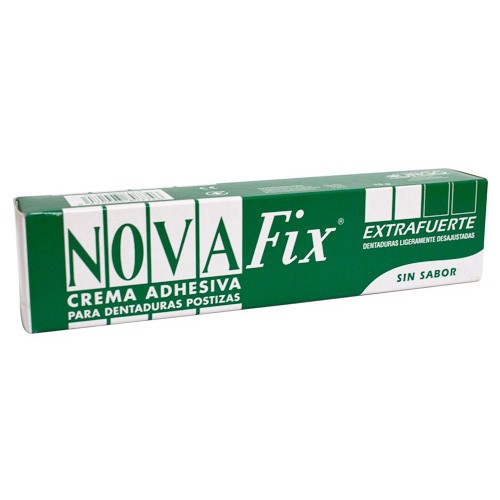 Novafix Crema Adhesiva Extrafuerte Sin Sabor 70g Imagen de Novafix Crema Adhesiva Extrafuerte Sin Sabor 70g