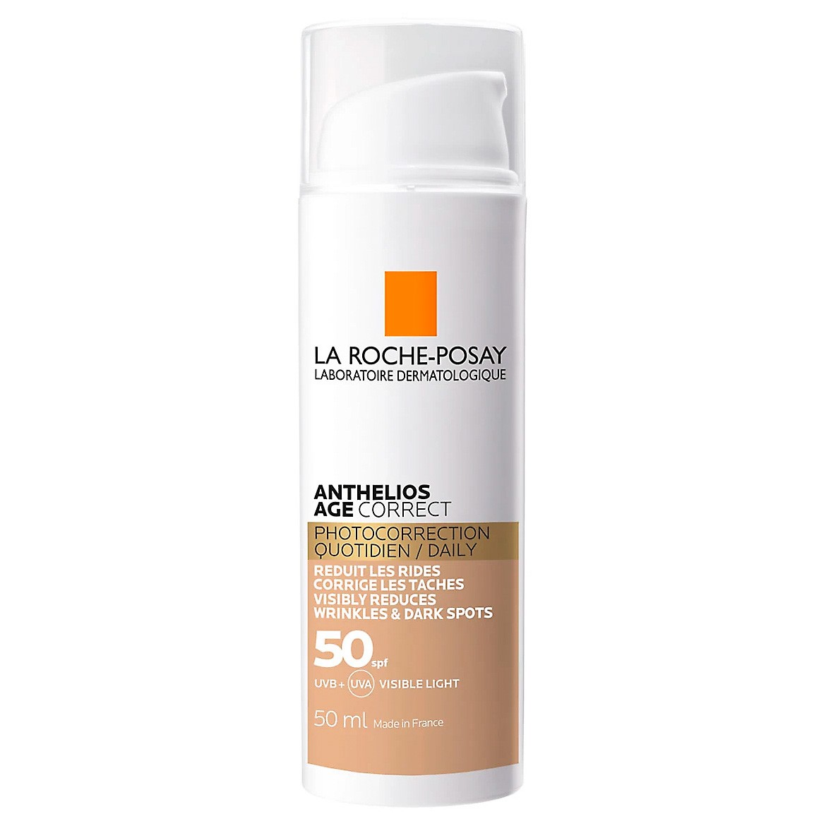 La Roche Posay Anthelios age correct crema color SPF50 50ml Imagen de La Roche Posay Anthelios age correct crema color SPF50 50ml