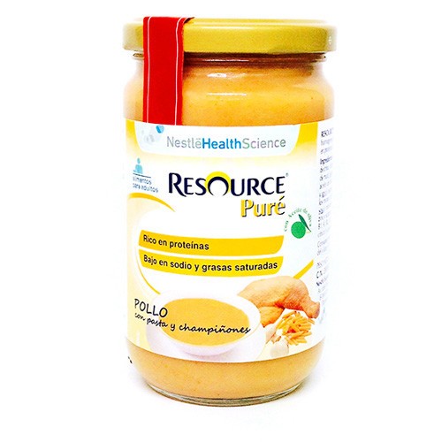 Resource Puré de pollo, pasta y champiñon 300 gr Imagen de Resource Puré de pollo, pasta y champiñon 300 gr