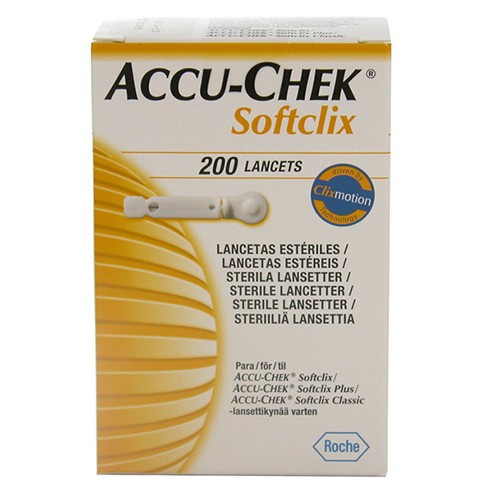 SOFTCLIX II 200 LANCETAS ROCHE Imagen de SOFTCLIX II 200 LANCETAS ROCHE