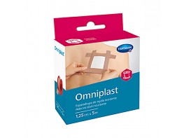 Omniplast esparadrapo tela rosa 5mx1,25cm