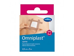Omniplast esparadrapo tela rosa 5mx2,5cm