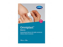 Omniplast esparadrapo tela blanco 10x10c