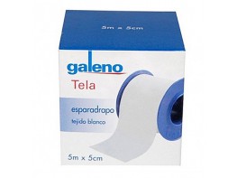 Galeno esparadrapo de tela blanco 5mx5cm 1u