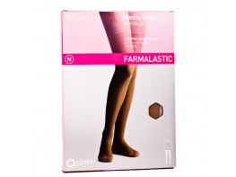 Farmalastic Media Larga con Blonda Normal talla Reina Plus beige